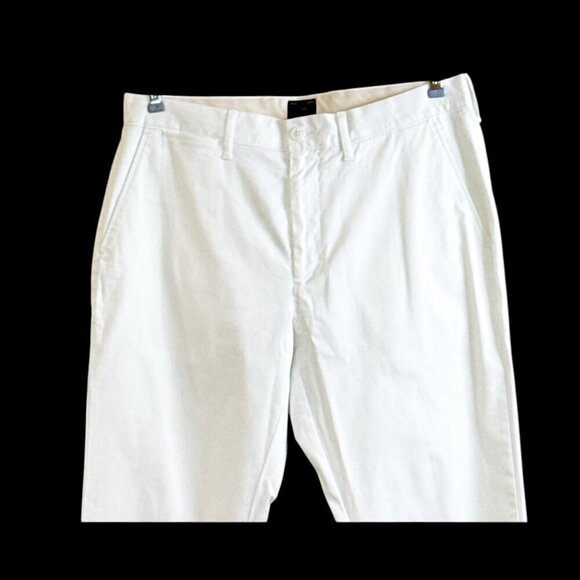 J. Crew Men's Athletic Tapered Fit Stretch Chino Pant White Size 32 x 32 NWT - Picture 4 of 6